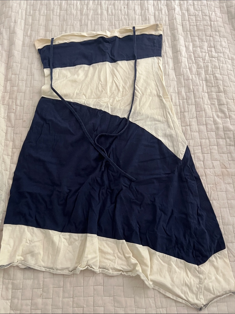 Striped Navy and Cream Sundress